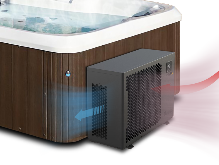 Leise Spa Heat Pump Hot Tub Air Source Heat Pump CUBIC